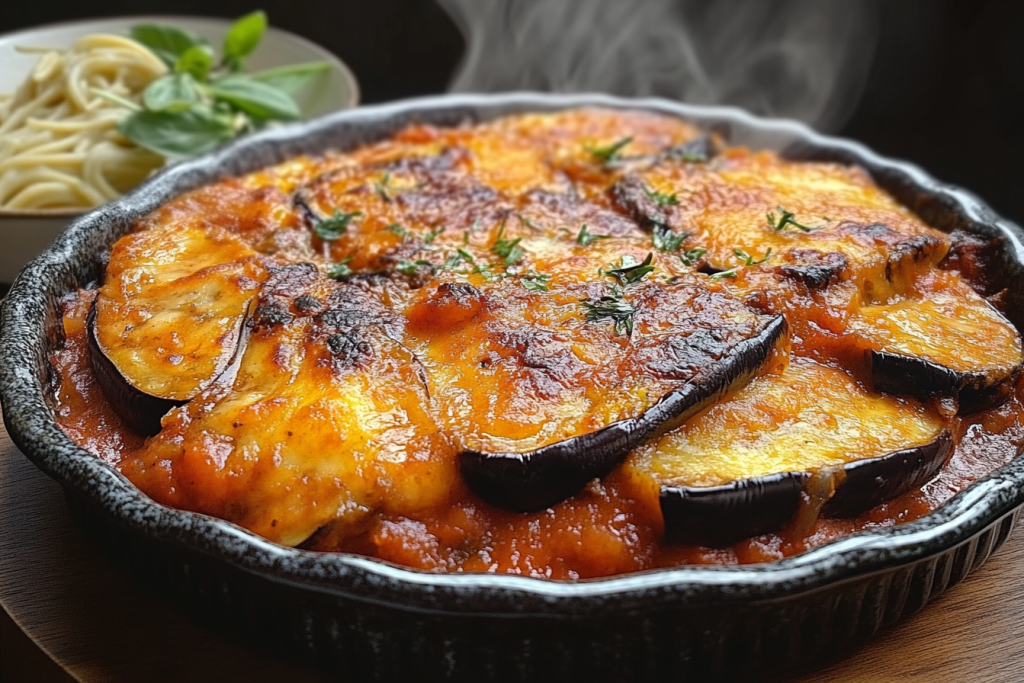 Aubergine Parmigiana