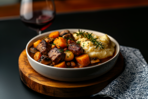 Bourguignon ohne Rindfleisch