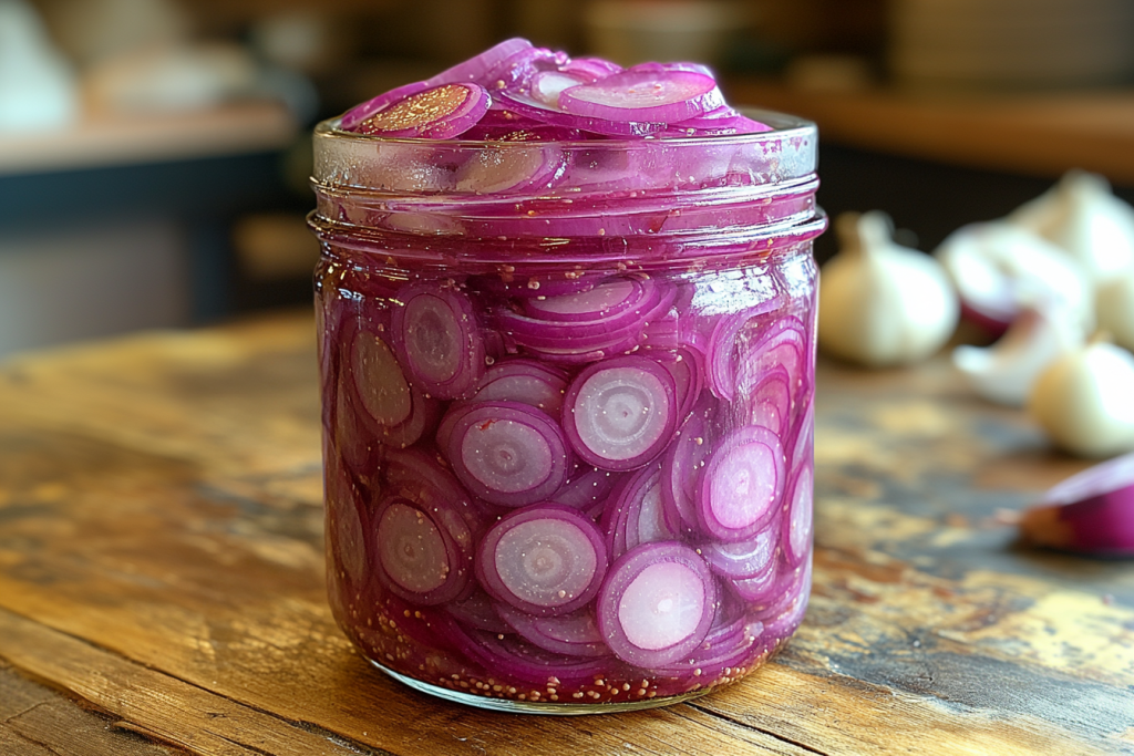 Fermentierte Zwiebeln