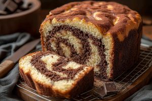 Marmorierter Kuchen