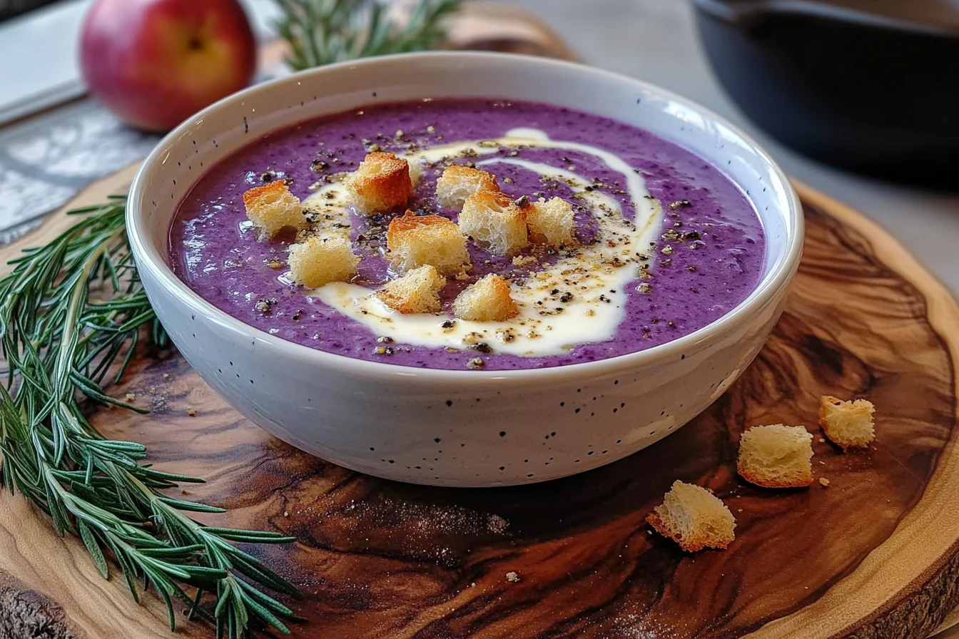 Rotkohl-Apfel-Suppe – Fruchtig, herzhaft & einfach zubereitet