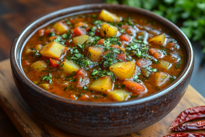 Vegane Gulaschsuppe