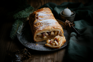 Veganer Apfelstrudel