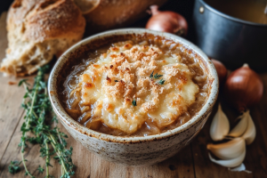 Gratinierte Zwiebelsuppe