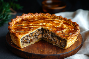 Champignon Kuchen