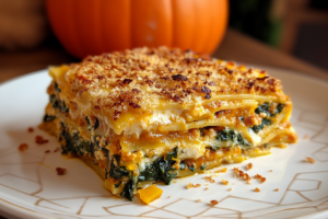 Lasagne mit Butternut Kürbis