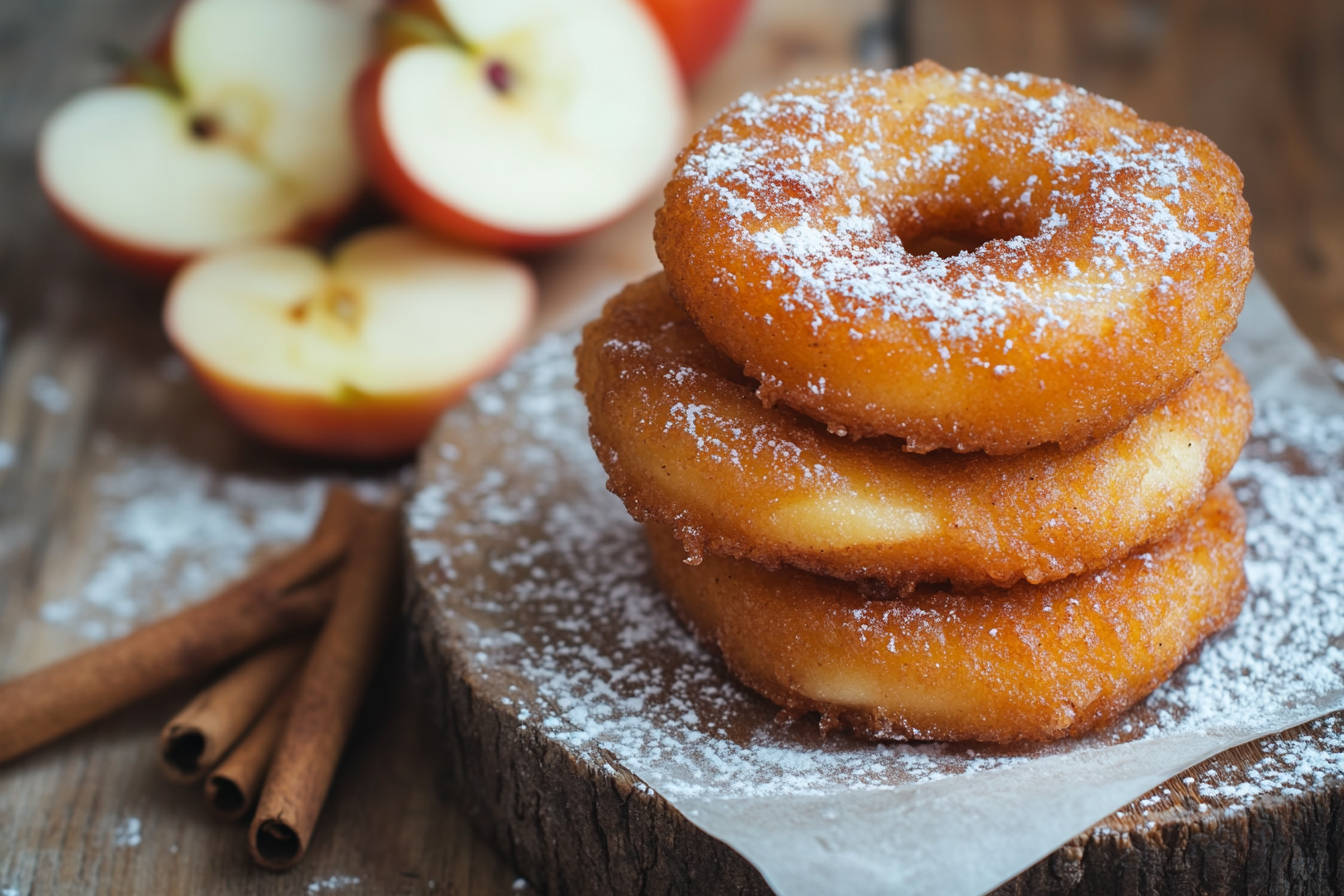 Donuts aus Äpfeln
