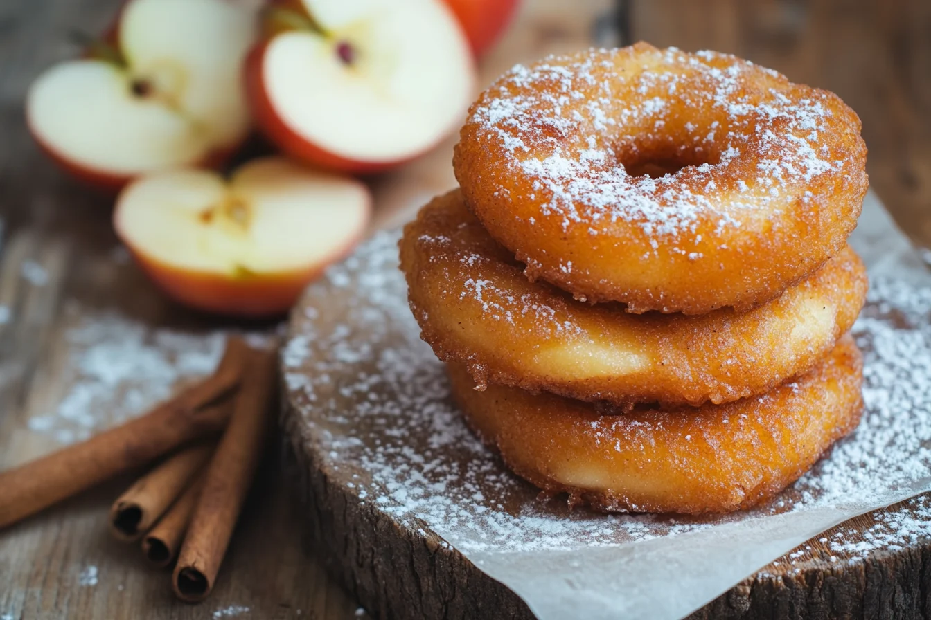 Donuts aus Äpfeln
