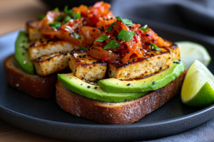 Toast mit Avocado