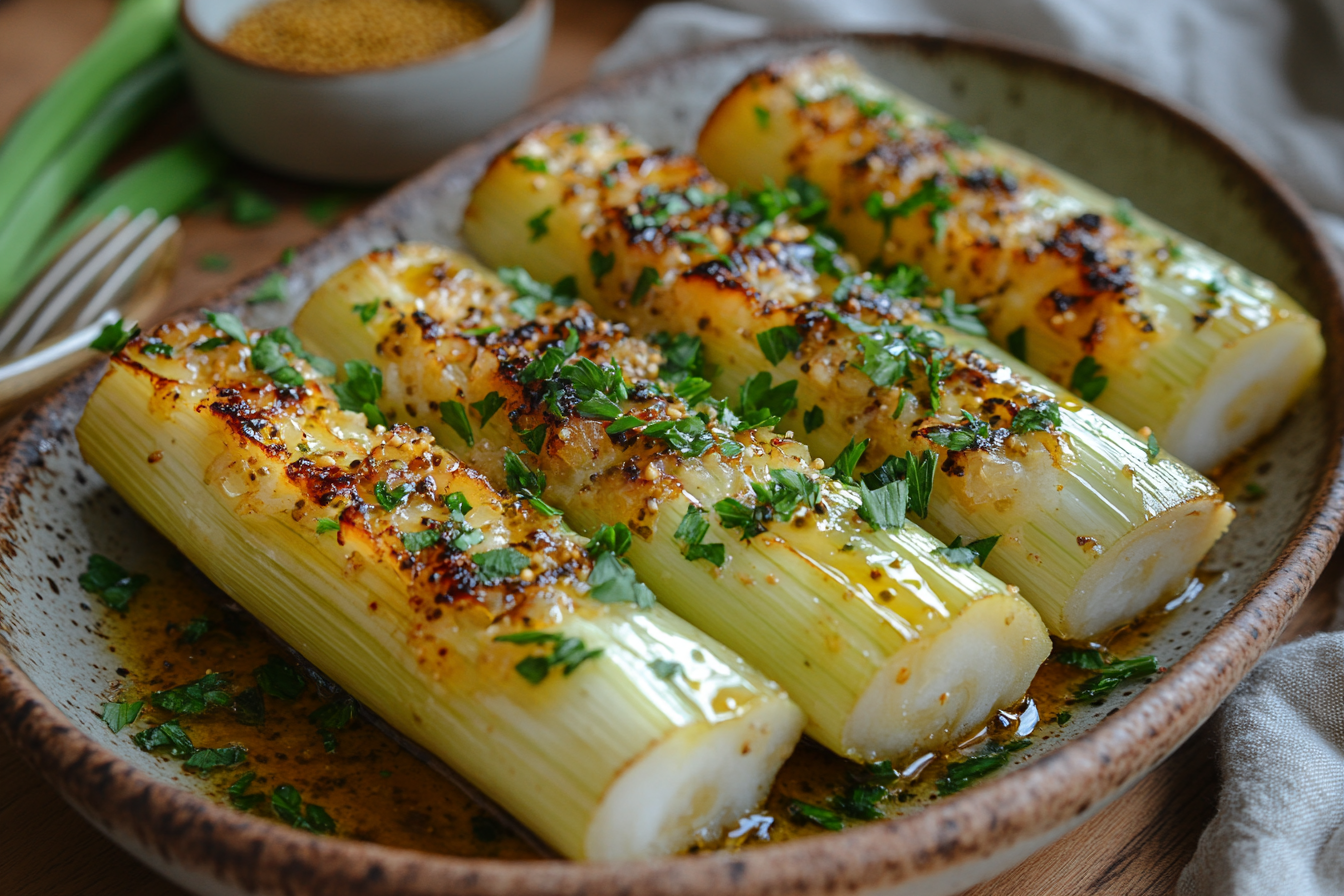 🥗 Lauch mit Vinaigrette – Französischer Bistro-Klassiker