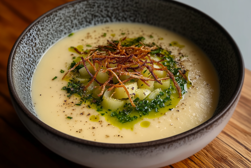 Lauchcremesuppe
