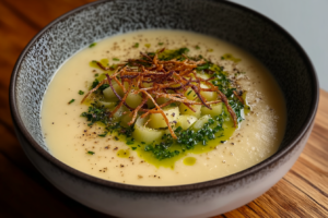 Lauchcremesuppe