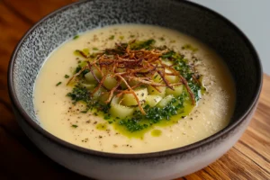 Lauchcremesuppe