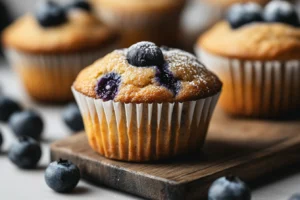 Vegane Blaubeermuffins