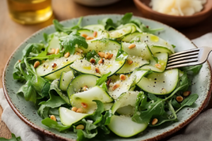 Salat mit Zucchinis
