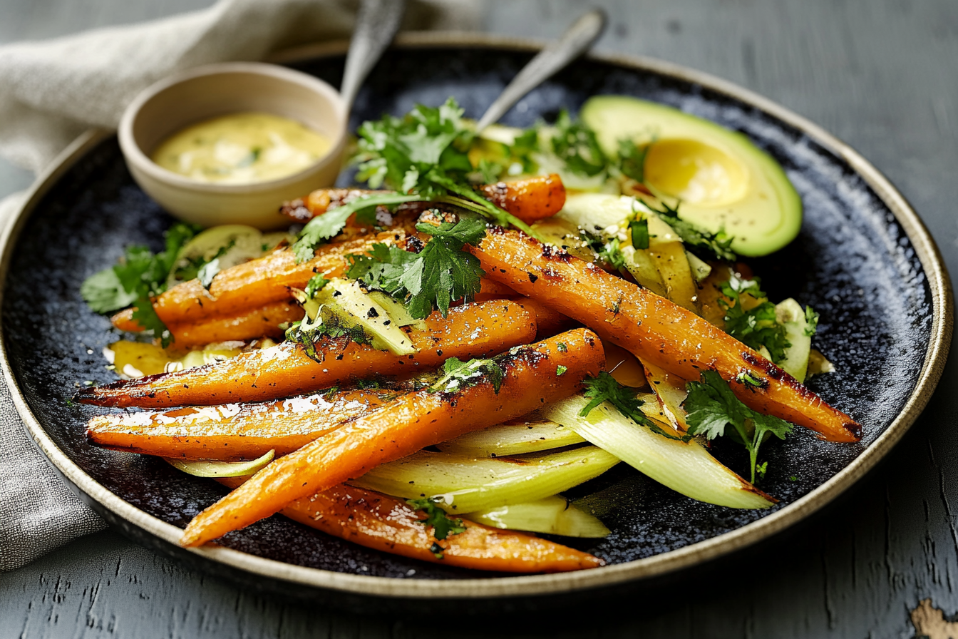 Gegrillte Karotten