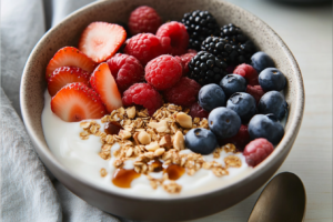 Vegane Frühstücksbowl