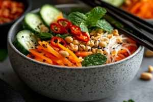 Veganer Glasnudelsalat
