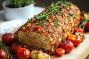 Geröstete weiße Bohnen, Tomatensauce mit Kräutern