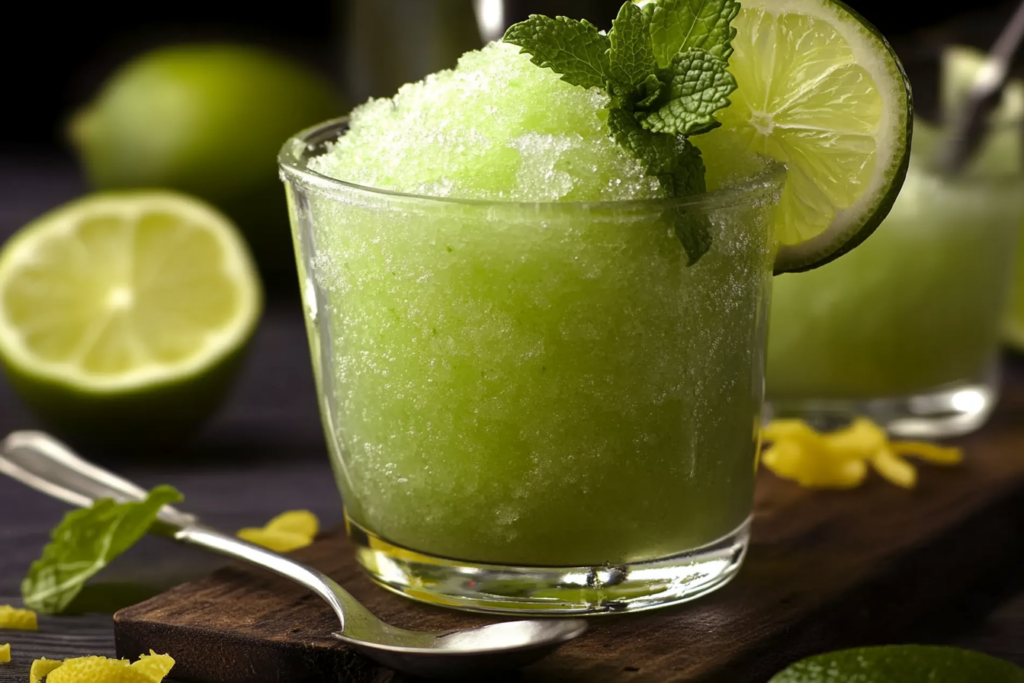 Limetten Dessert