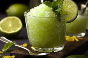 Limetten Dessert