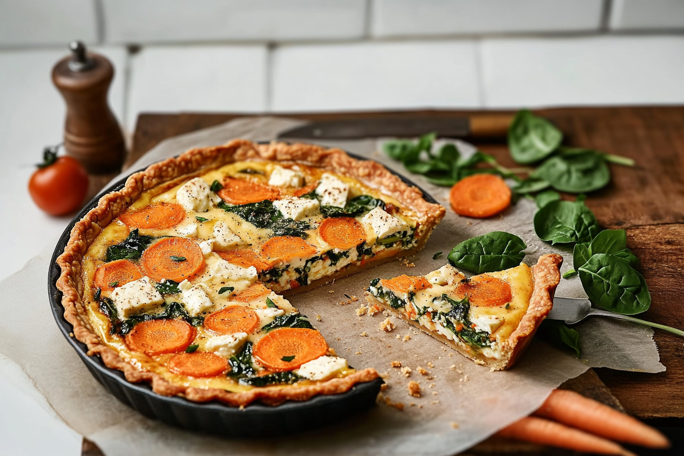 Quiche mit Karotten