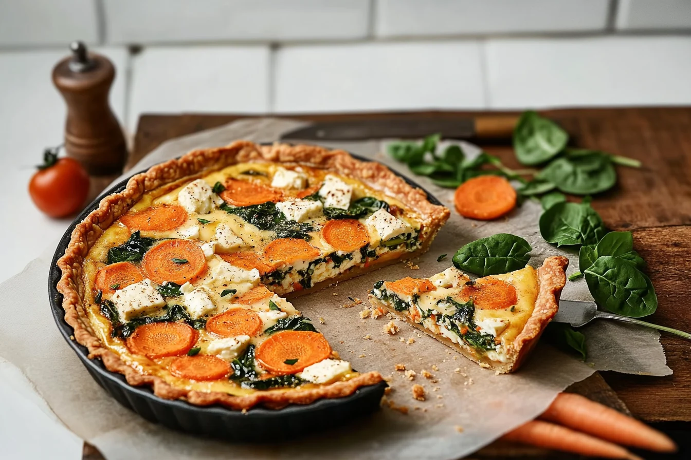 Quiche mit Karotten