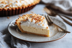 Veganer Kokoscreme Kuchen