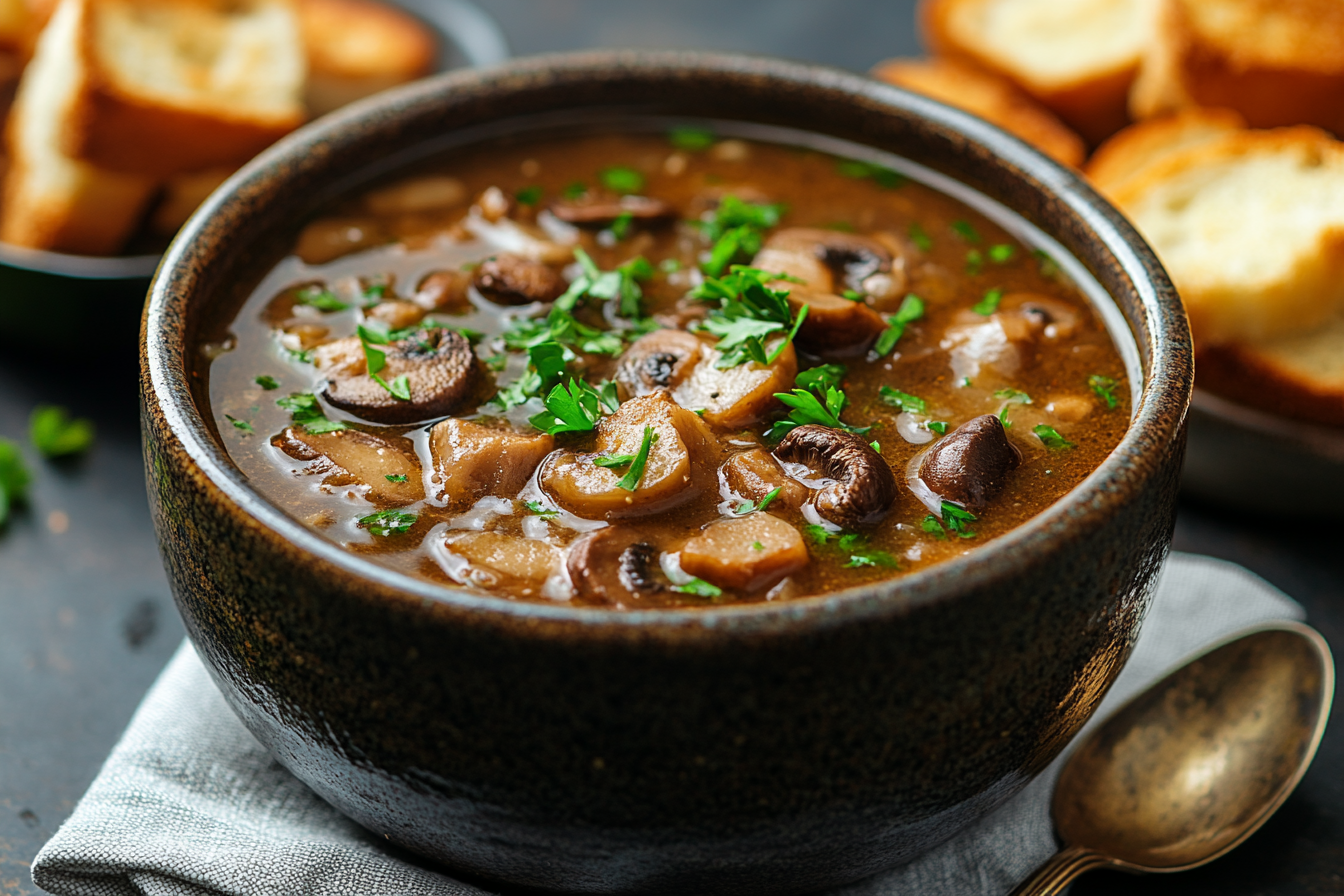 Ungarische Pilzsuppe