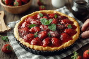 Erdbeer-Kuchen