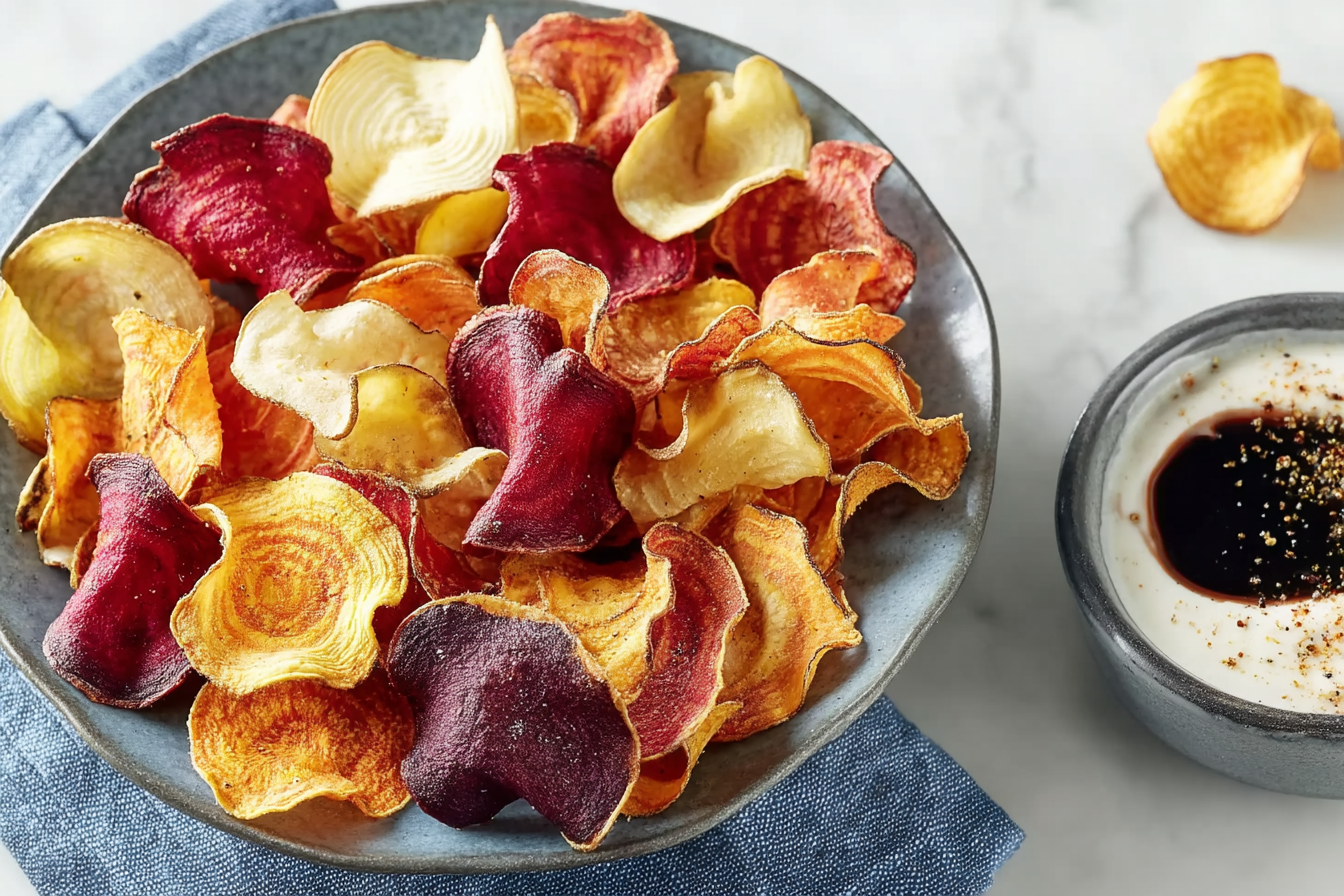 Airfryer-Gemüsechips