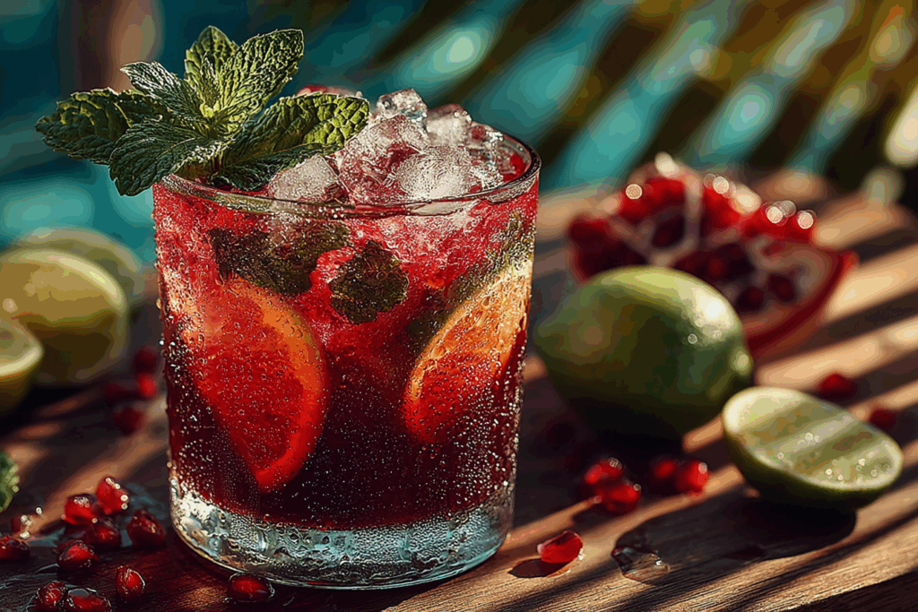 Kräutertee mit Hibiskus