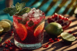 Kräutertee mit Hibiskus