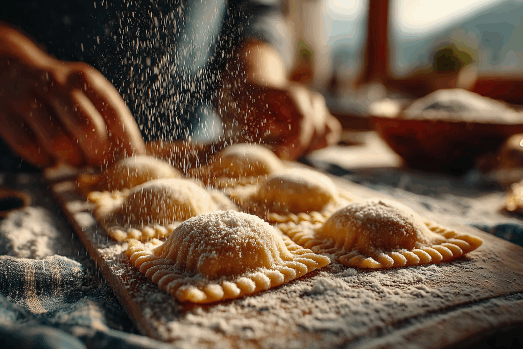 Veganer Ravioliteig