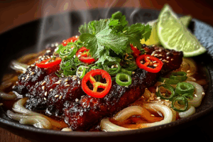 Veganes Igelstachelbartsteak