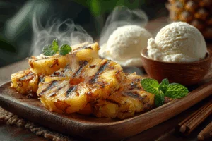 Gegrillte Ananas