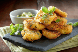 Grüne Tomaten-Krapfen