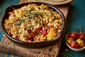 Tomaten Crumble