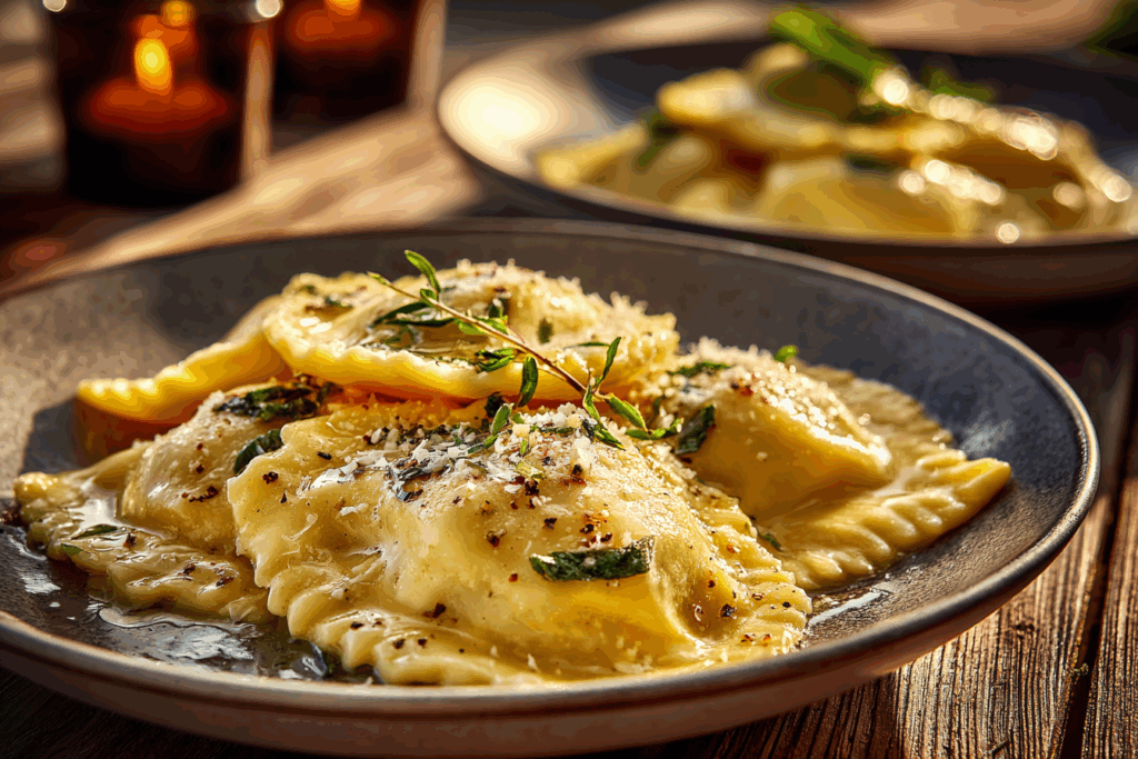 Zitronen-Ricotta-Ravioli