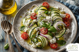 Zucchini-Carpaccio nach italienischer Art