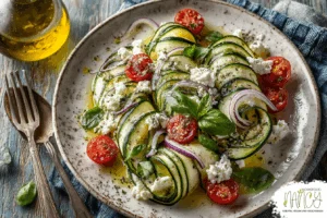Carpaccio aus Zucchini