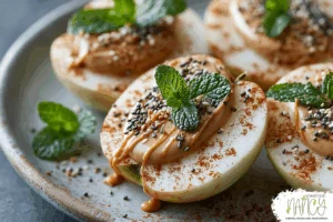 Erdnussbutteräpfel