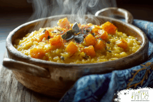 Kürbis Risotto