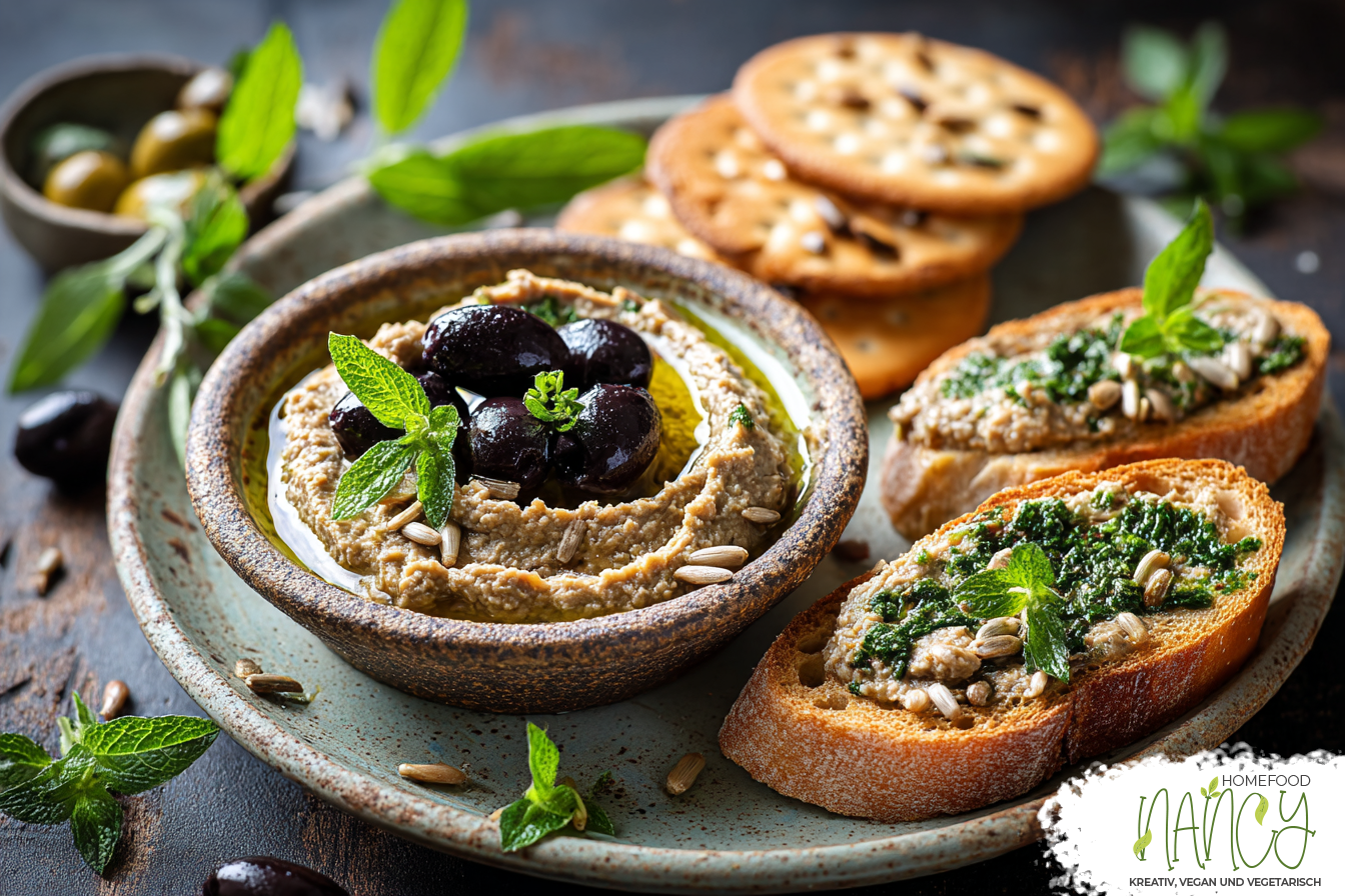 Olivenkern Pastete