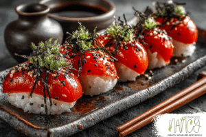 Vegane Tomaten-Nigiri