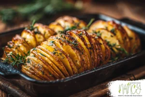 Kartoffeln in Hasselback Stil