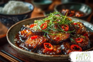 Knusprige Asia-Auberginen