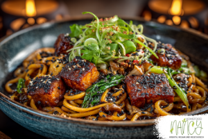 Woknudeln mit Pak Choi