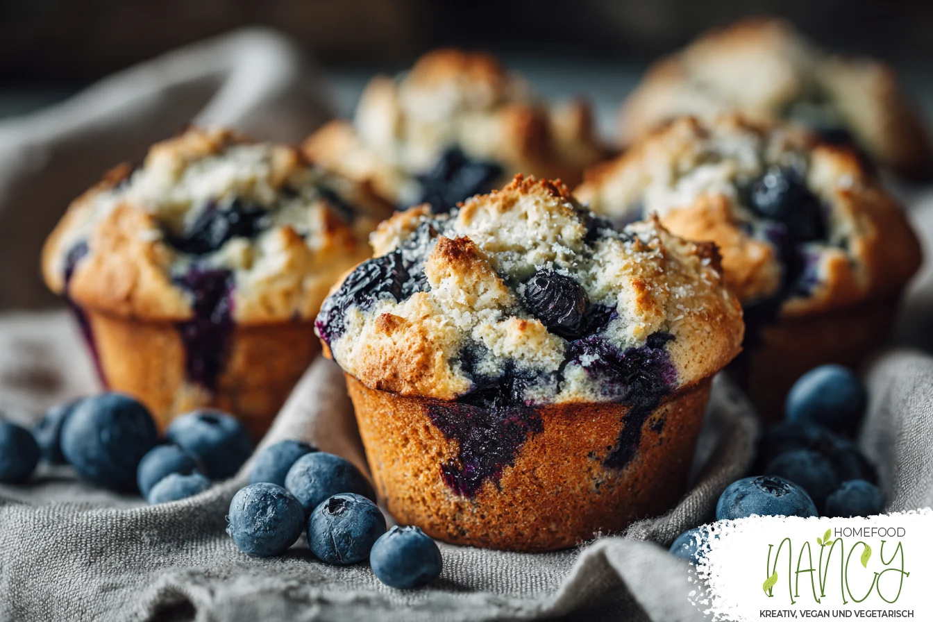 Protein-Muffins mit Blaubeeren