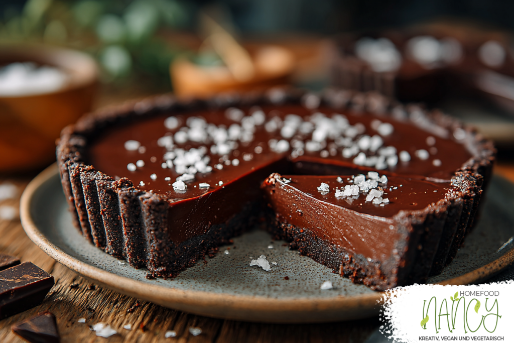 Vegane Schokoladentarte